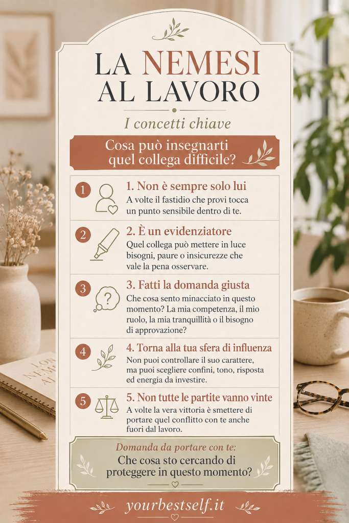La Nemesi al lavoro - riassunto